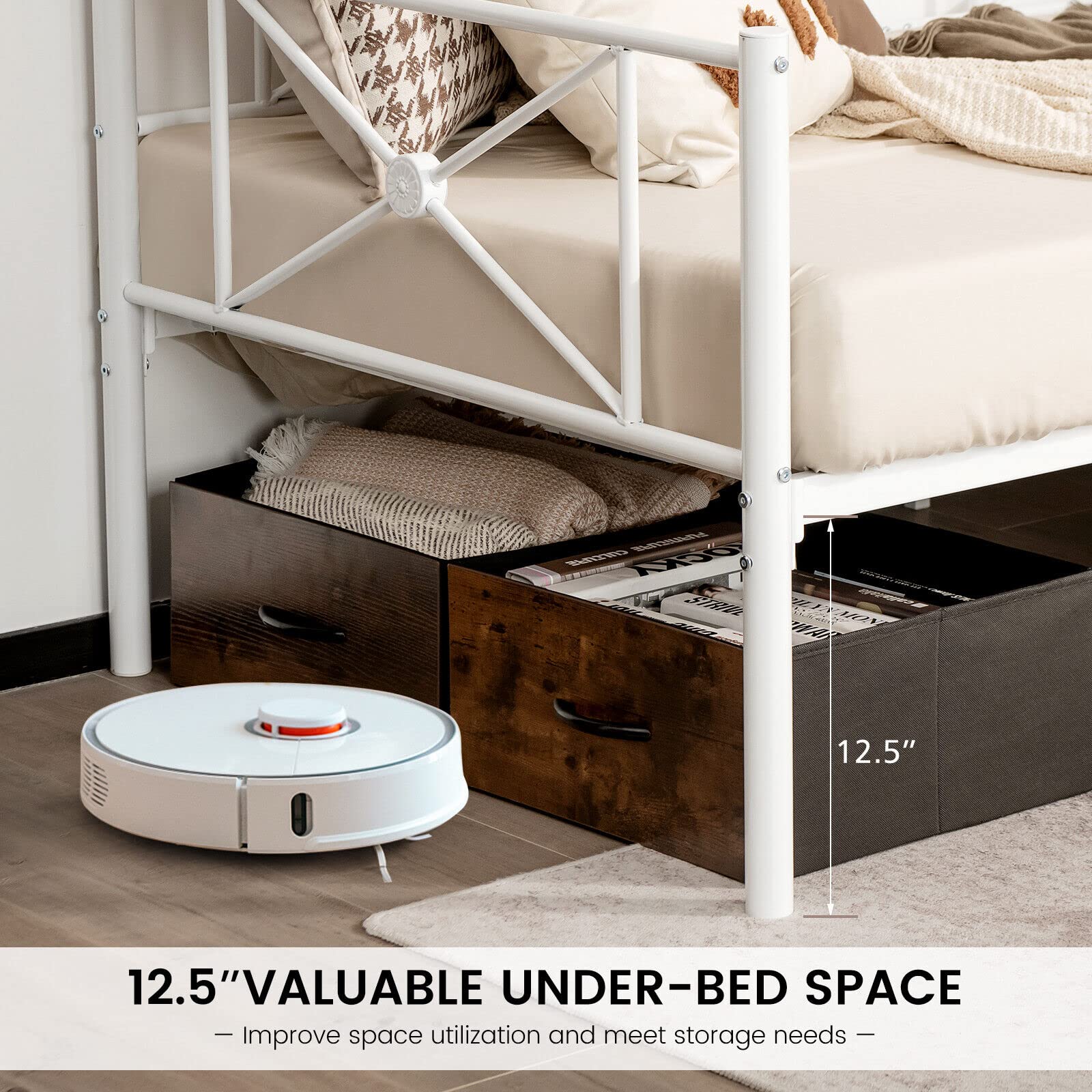 Metal Daybed Frame Single Size