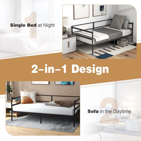 Giantex Metal Daybed Frame Twin Size, Modern Sofa Bed