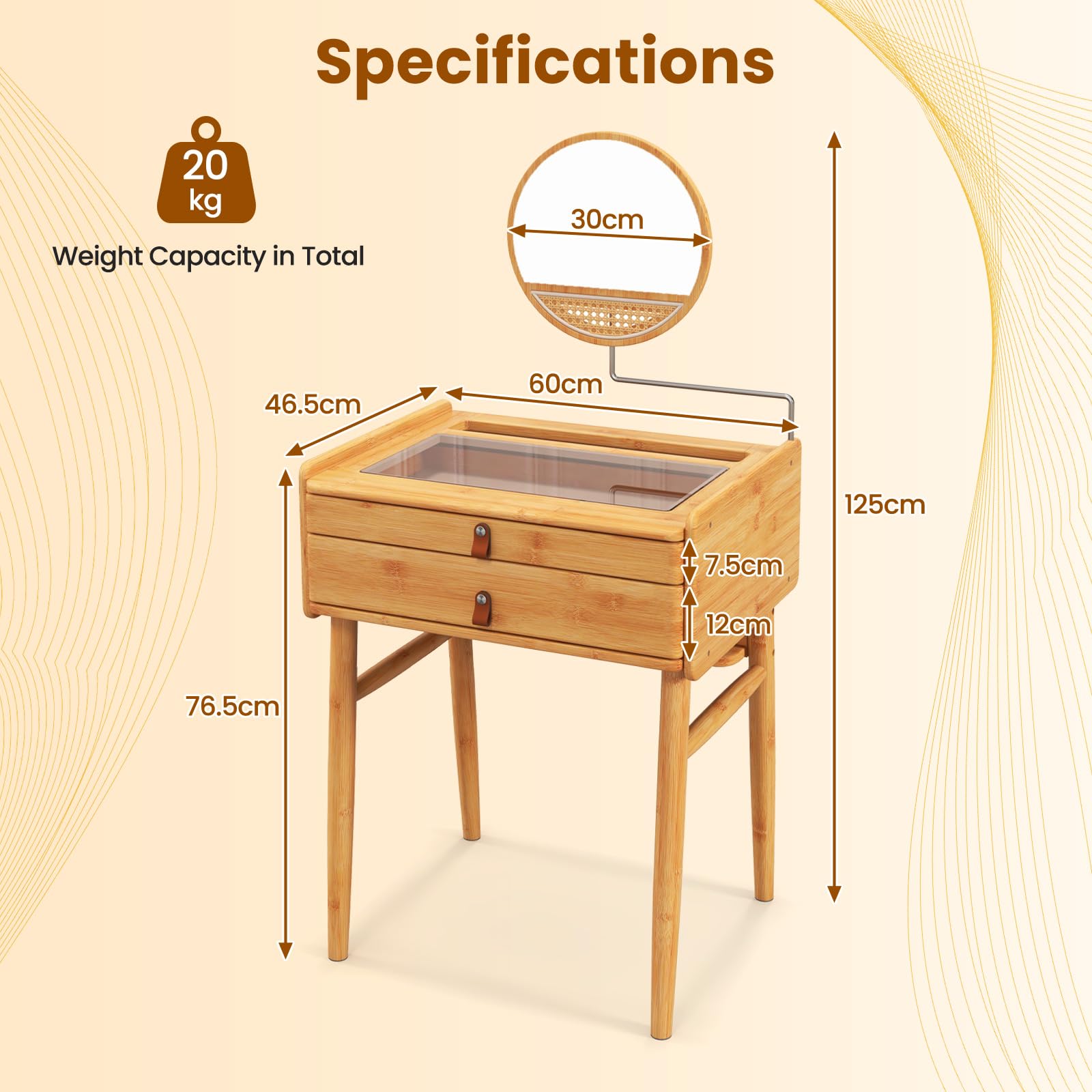 Giantex Makeup Vanity Table with Mirror
