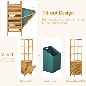 Giantex Bathroom Tilt-out Laundry Hamper