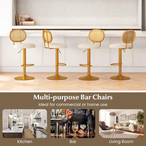 Giantex Height Adjustable Bar Stool Set of 2