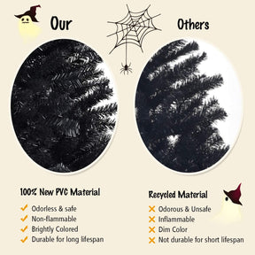 2.25M Christmas Tree, Artificial Black Christmas Tree