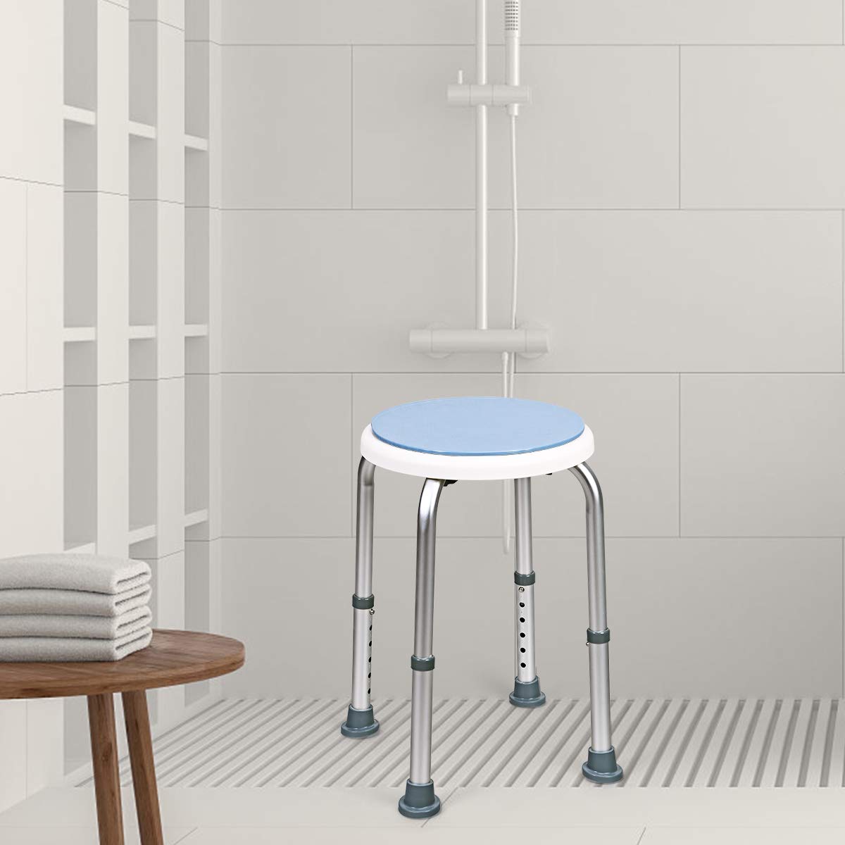 Giantex 360° Rotating Shower Stool