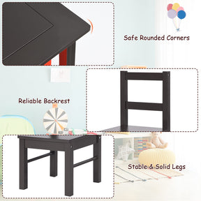 2-in-1 Kids Activity Table and Chair Set with Storage