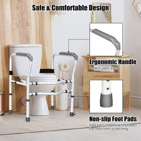 Giantex Toilet Safety Handrail, Upgraded Bathroom Grab Bars