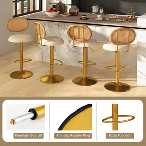 Giantex Height Adjustable Bar Stool Set of 2