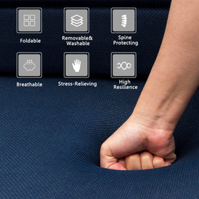 Giantex 10cm Folding Mattress, Portable Sofa Bed Play Mat for Guests Kids
