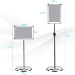 Giantex Floor Poster Stand Stand Height Adjustable