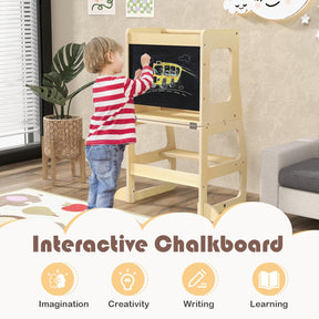 3-in-1 Foldable Kitchen Standing Tower for Toddlers