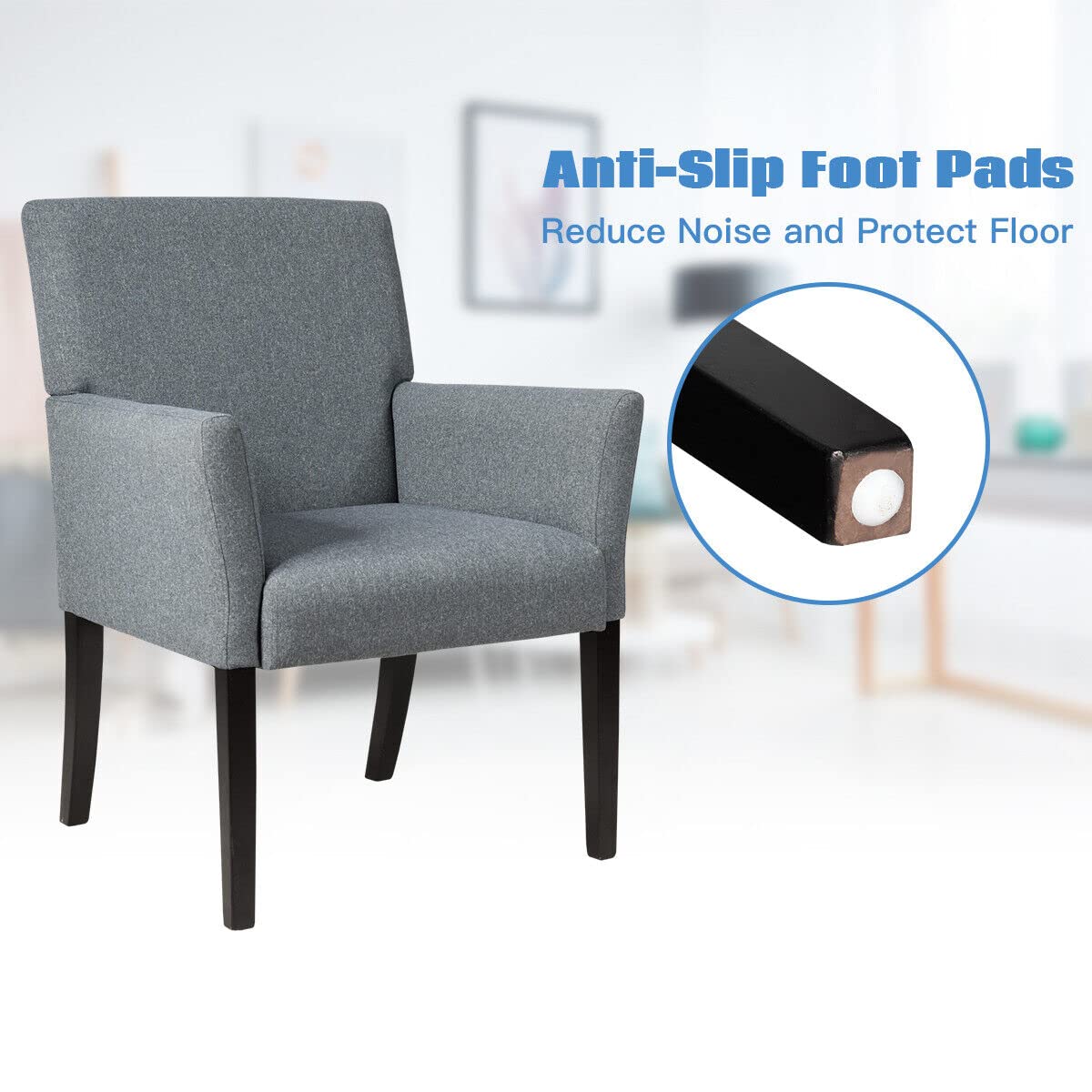 Giantex Executive Guest Chair, Contemporary Arm Chair