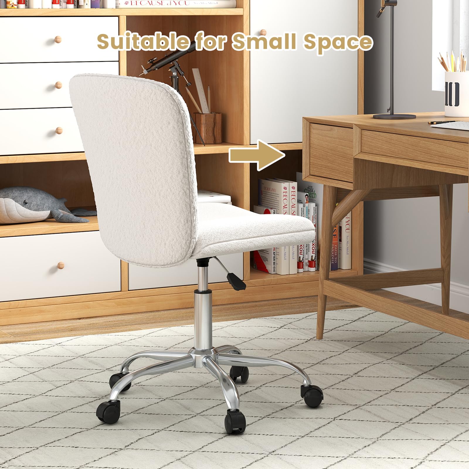 Height-Adjustable Ergonomic Mesh Chair, 2 Pack