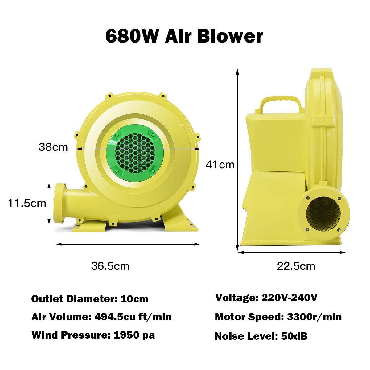 Giantex 450W/680W/750W Electric Air Blower Pump Fan