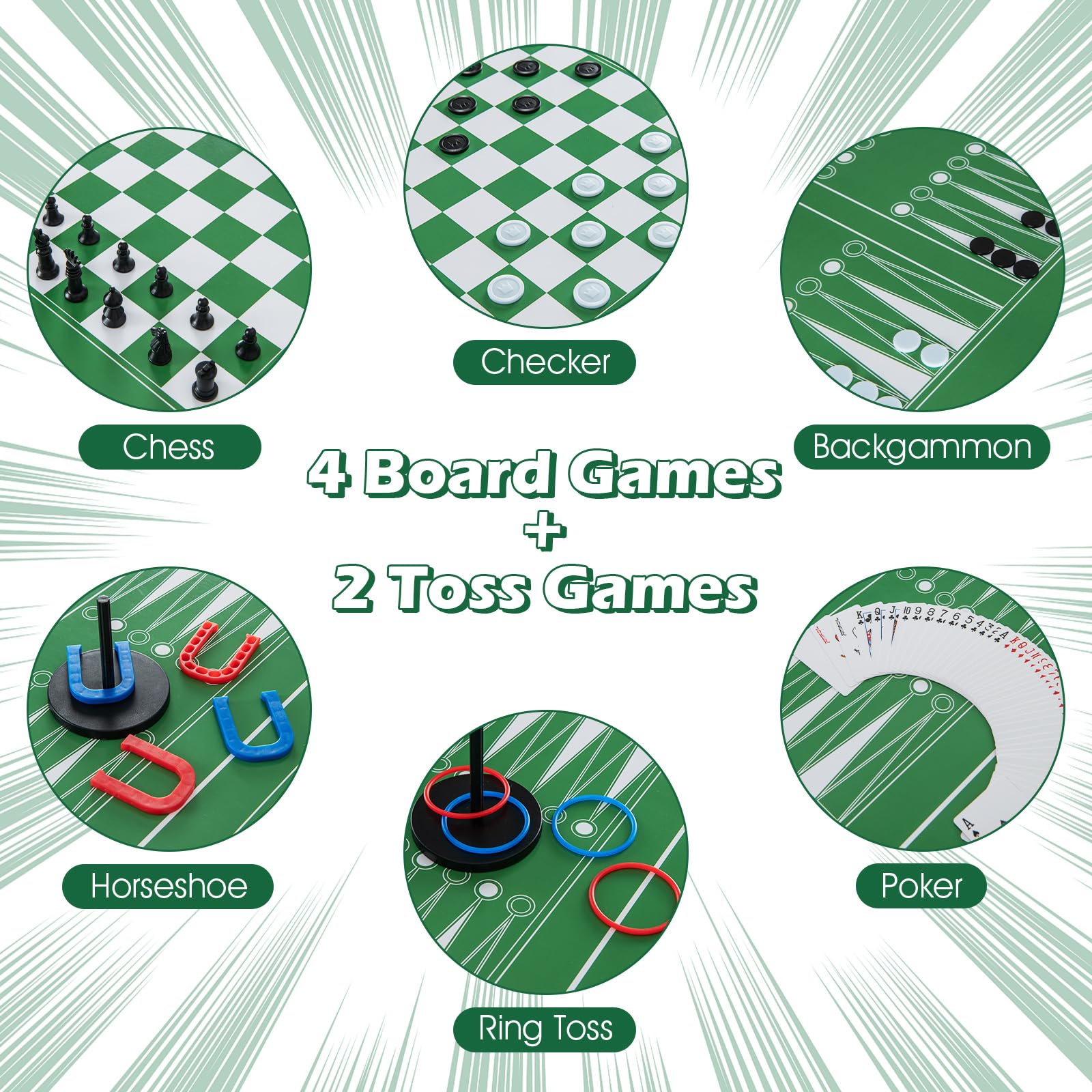 Foosball Table Game Set 12 in 1 Game Table Set