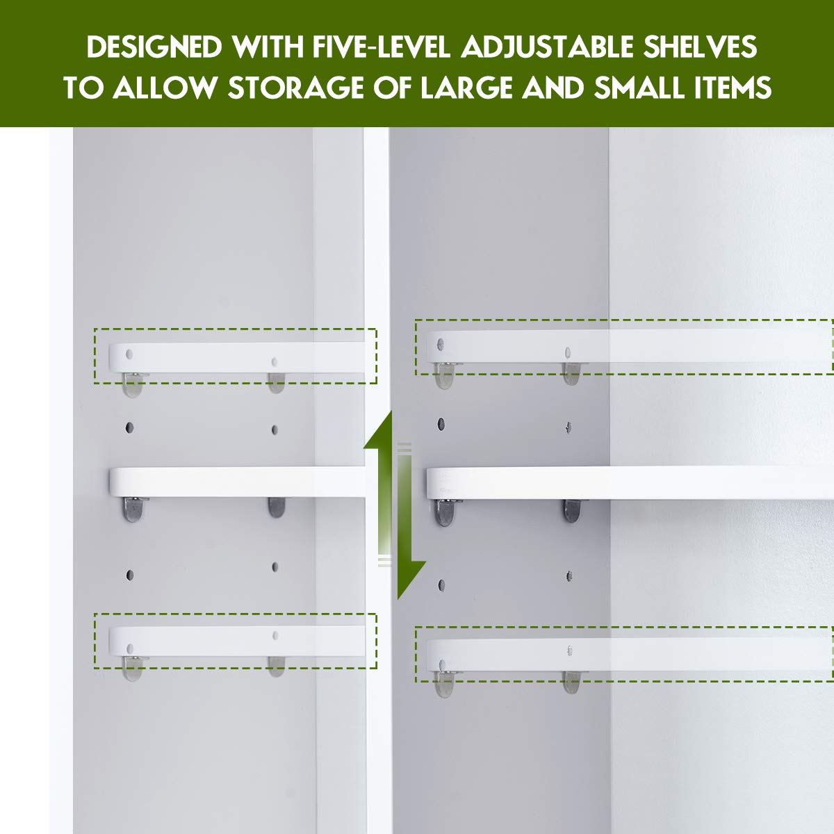 Giantex Bathroom Over-The-Toilet Storage Cabinet