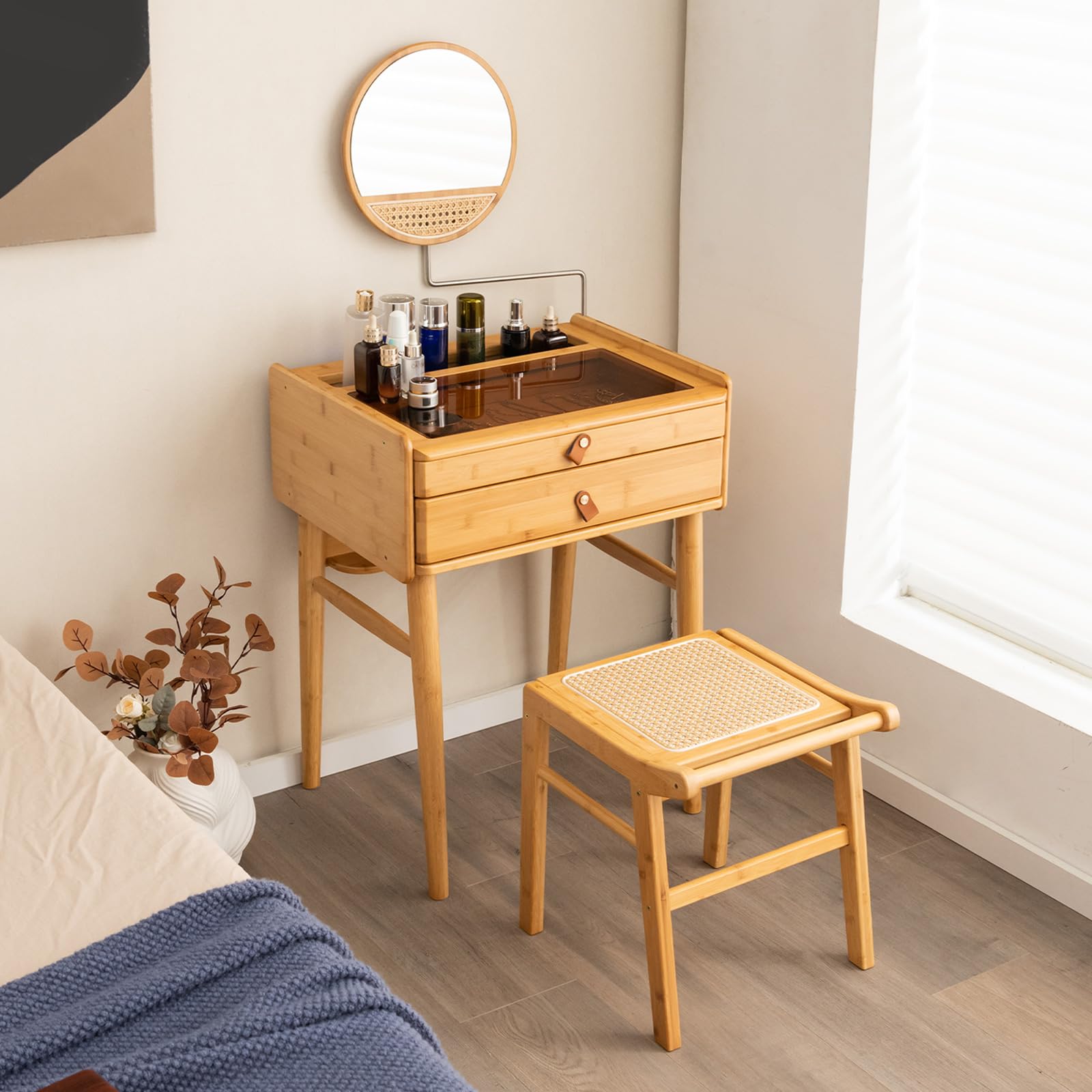 Giantex Makeup Vanity Table with Mirror