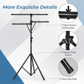 Giantex Audio Mobile DJ Light Stand, LED Light Stand