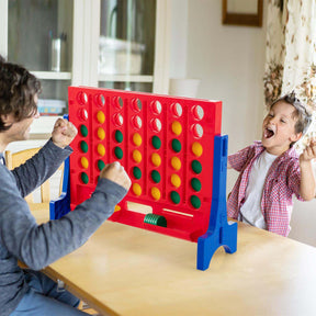 Jumbo 4-to-Score Connect Game Set w/Carrying Bag & 42 Chesses