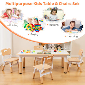 Kids Table and 4 Chairs Set