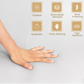 Giantex 10cm Folding Mattress, Portable Sofa Bed Play Mat for Guests Kids