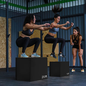 3 in 1 Foam Plyometric Box, 12/14/16 Inch Foam Jumping Box