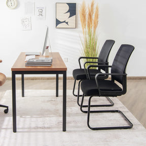 Giantex Visitor Chair, Meeting Room Chair w/Adjustable Lumbar Support