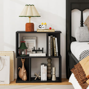 3-Tier Bookshelf, Display Shelf for Small Space