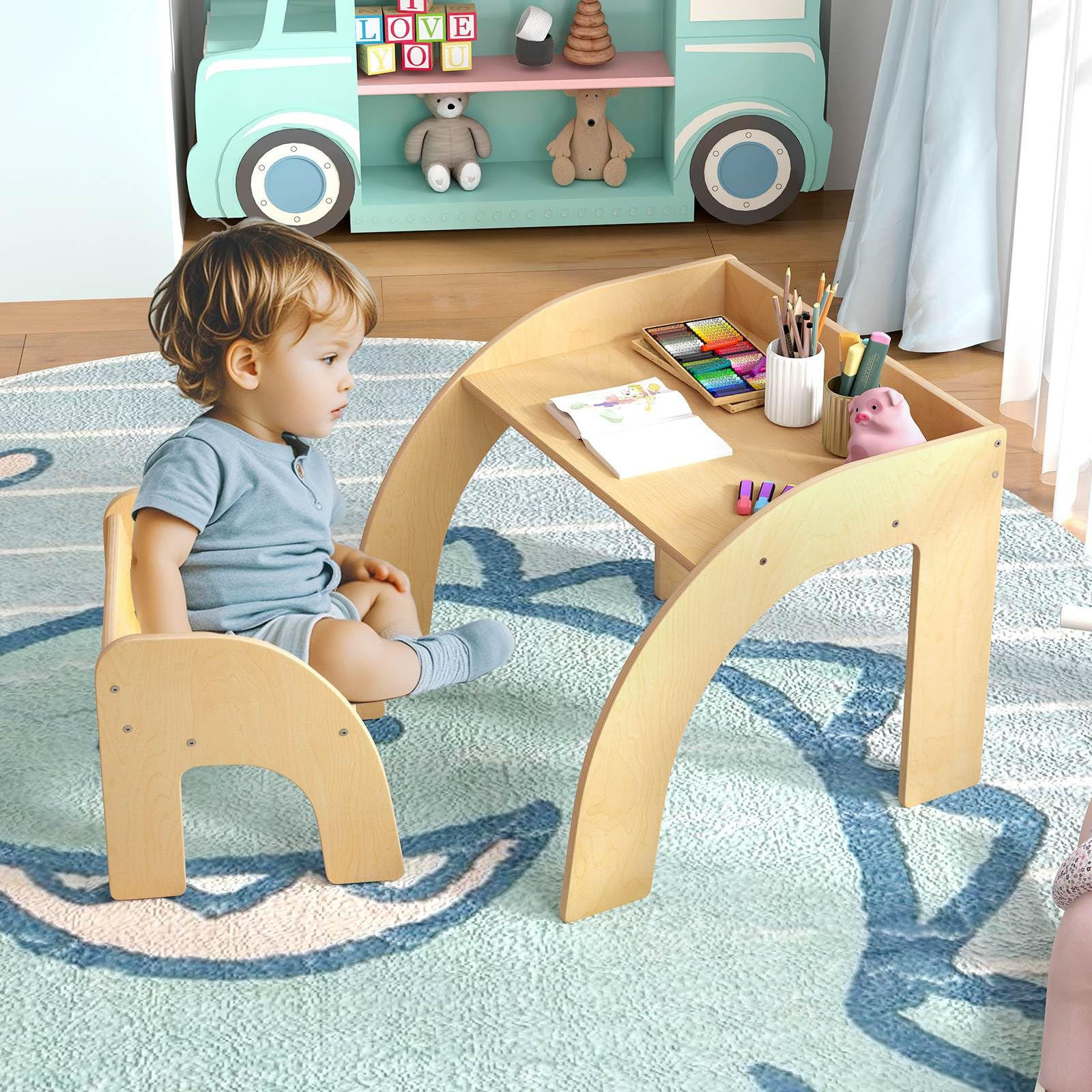 Kids Table and Chair Set
