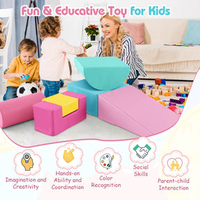 6PCS Kids Crawl & Climb Foam Play Set