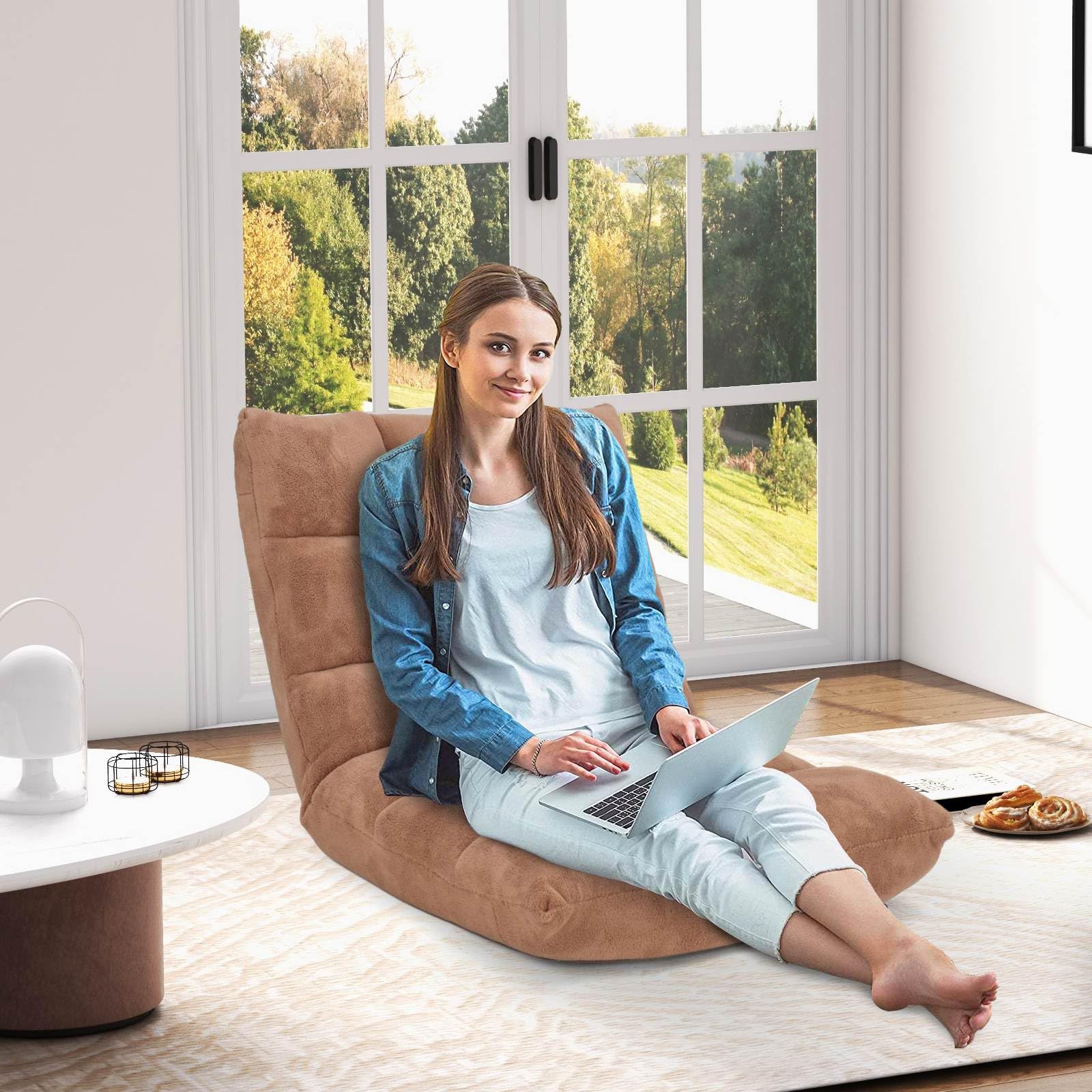 Giantex Adjustable 14-Position Memory Foam Floor Chair