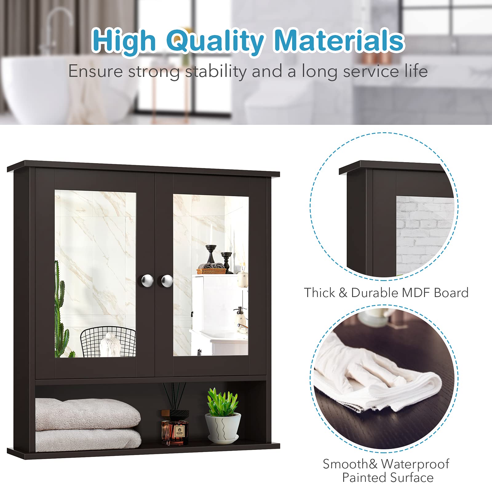 Bathroom Wall Mirror Cabinet