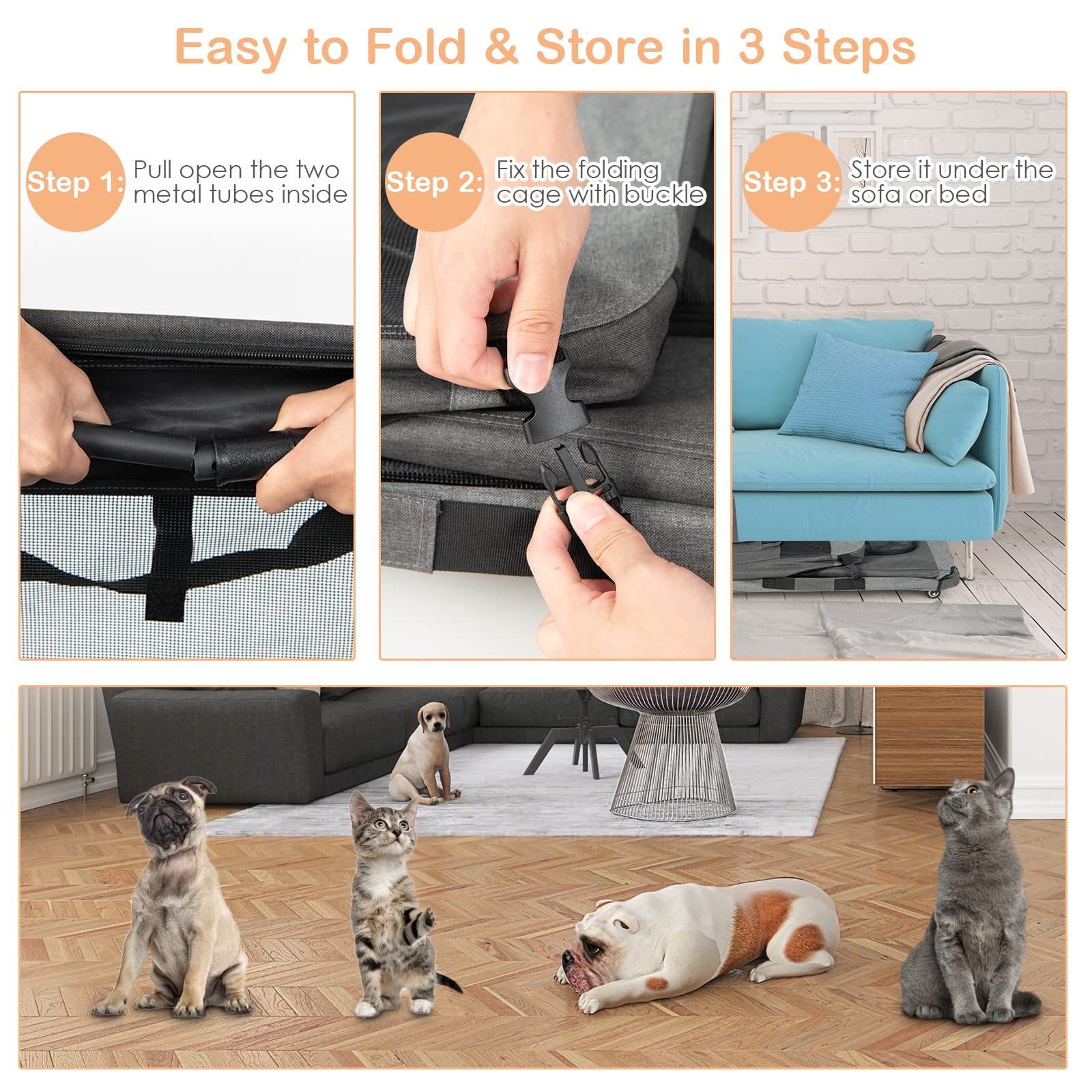 Portable Bag for All Size Cats & Medium Dogs