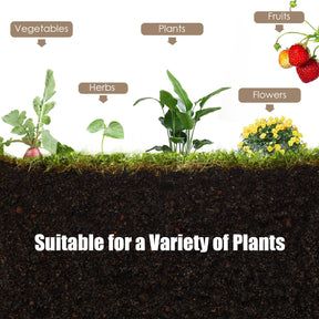 Giantex Raised Garden Bed, Elevated Wooden Planter Box Kit