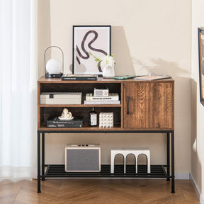Giantex Buffet Sideboard with Power Outlets & USB Ports
