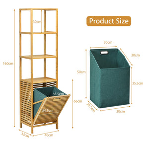 Giantex Bathroom Tilt-out Laundry Hamper