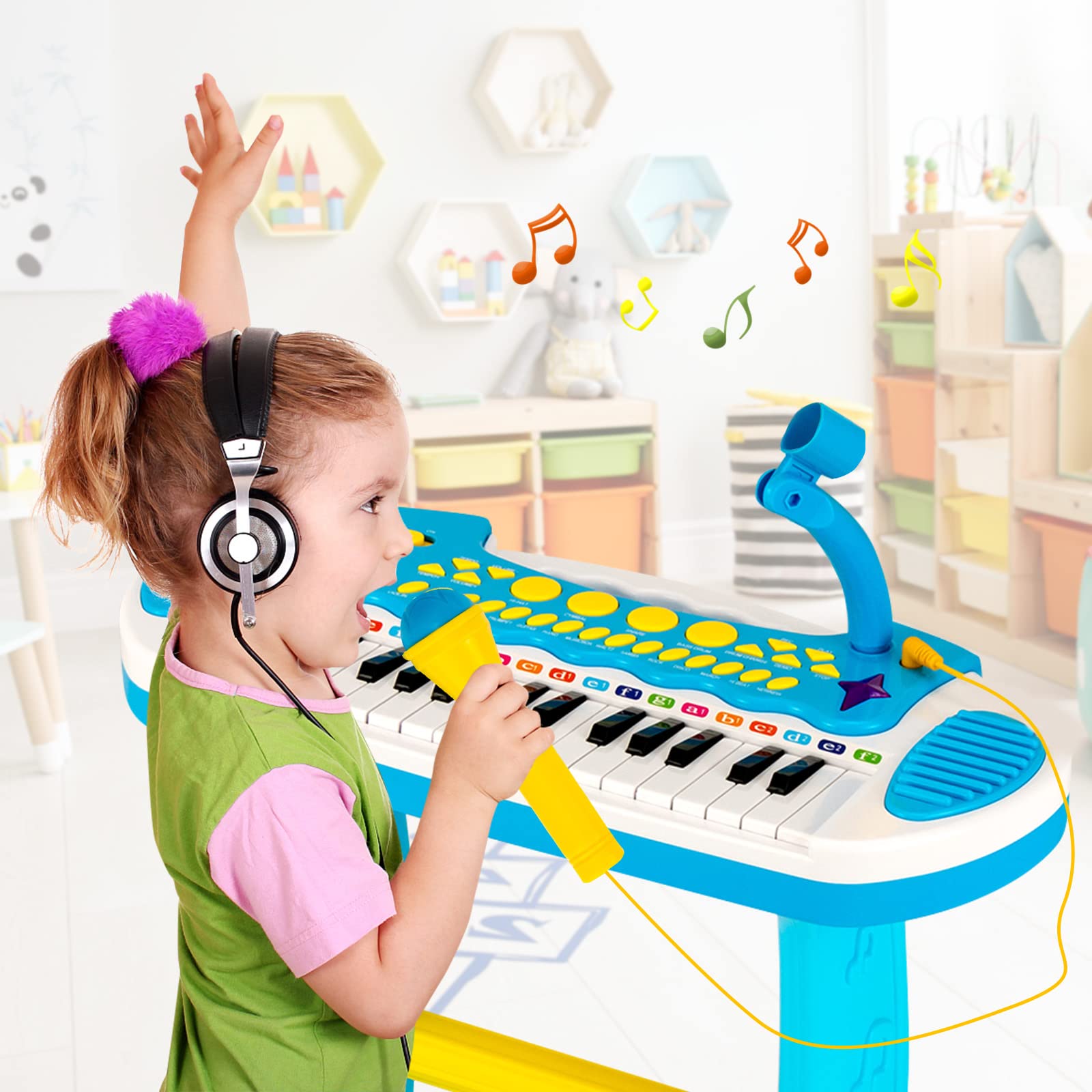 HONEY JOY 31-Key Electronic Keyboard Piano
