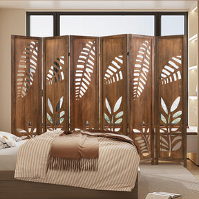 4/6-Panel 170cm Room Divider Folding Partition Stand Privacy Screen Living Room