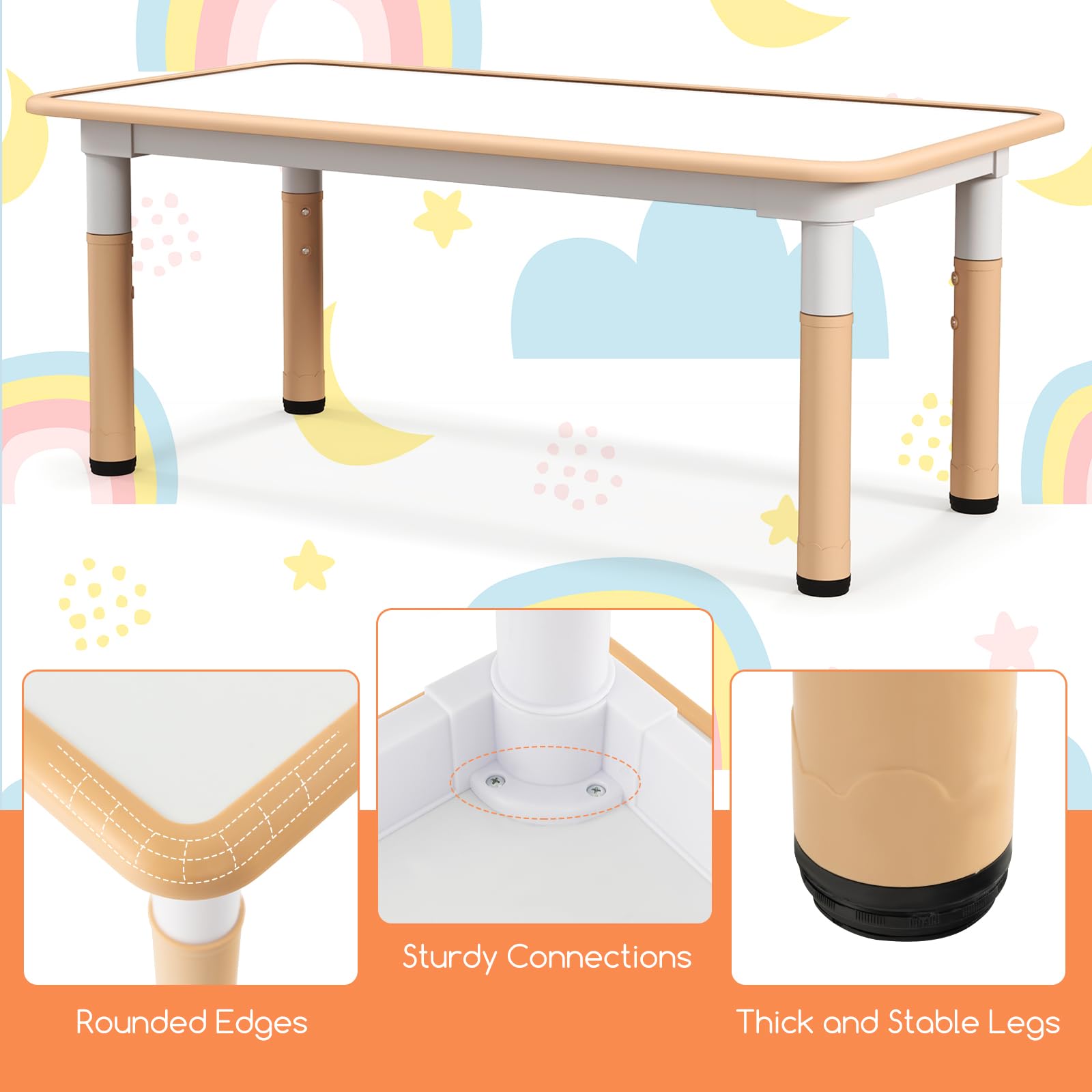 Kids Table and 4 Chairs Set