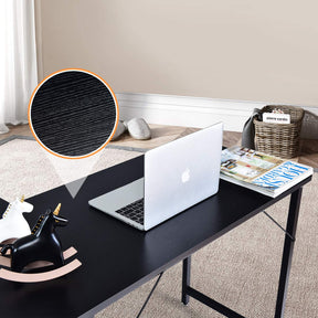 L-Shaped Corner Computer Desk, Home Office Desk PC Laptop Study Table, with CPU Stand