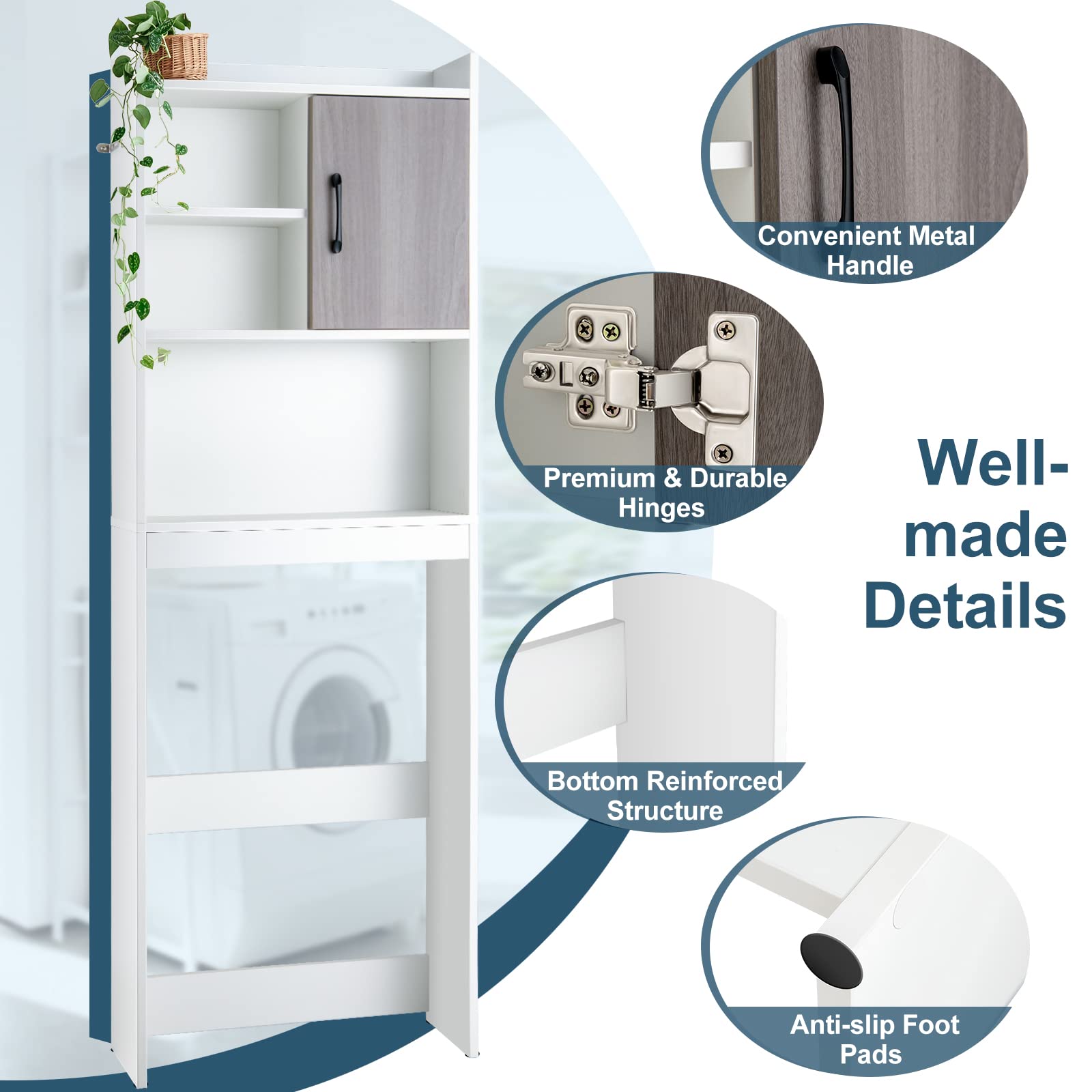 Giantex Over The Toilet Storage Cabinet