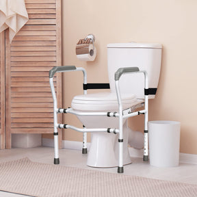 Giantex Toilet Safety Handrail, Upgraded Bathroom Grab Bars