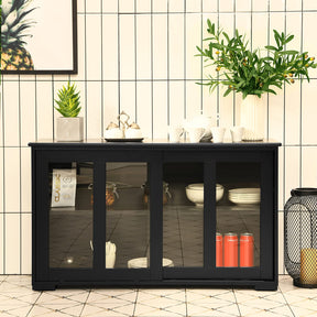 Giantex Kitchen Storage Sideboard, Buffet Storage Cabinet w/Adjustable Shelf