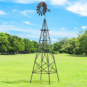 253cm Ornamental Windmill with 4 Support Legs for Backyard, Garden, Farm