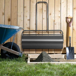 48L/63L Lawn Roller Heavy-Duty Steel Push/Pull Sod Roller Lawn Rolling Machine