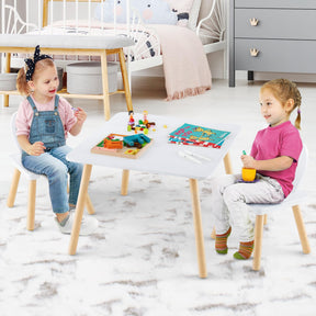 HONEY JOY Kids Table and 2 Chairs Set