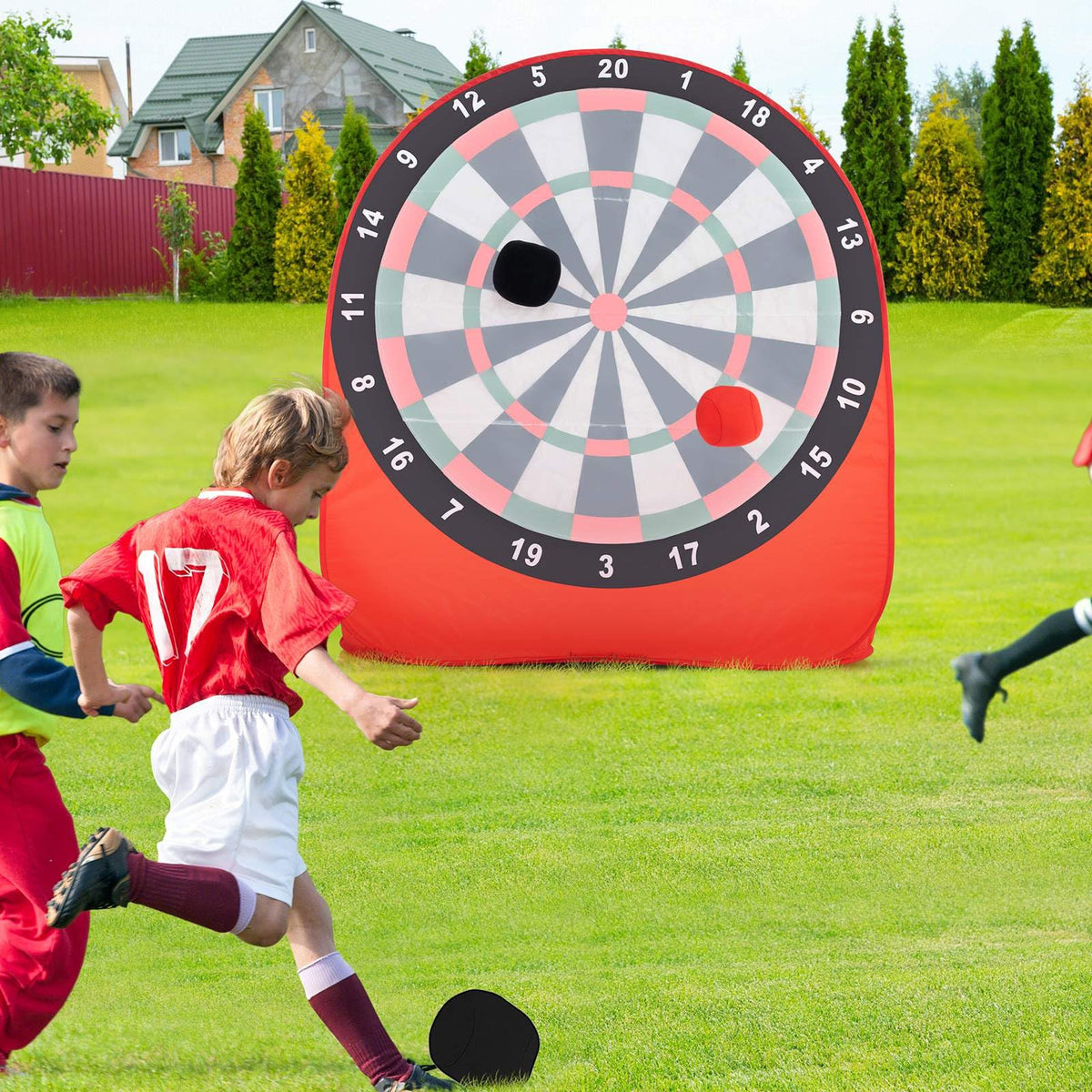 Foldable and Portable Large Dart Board for Kids