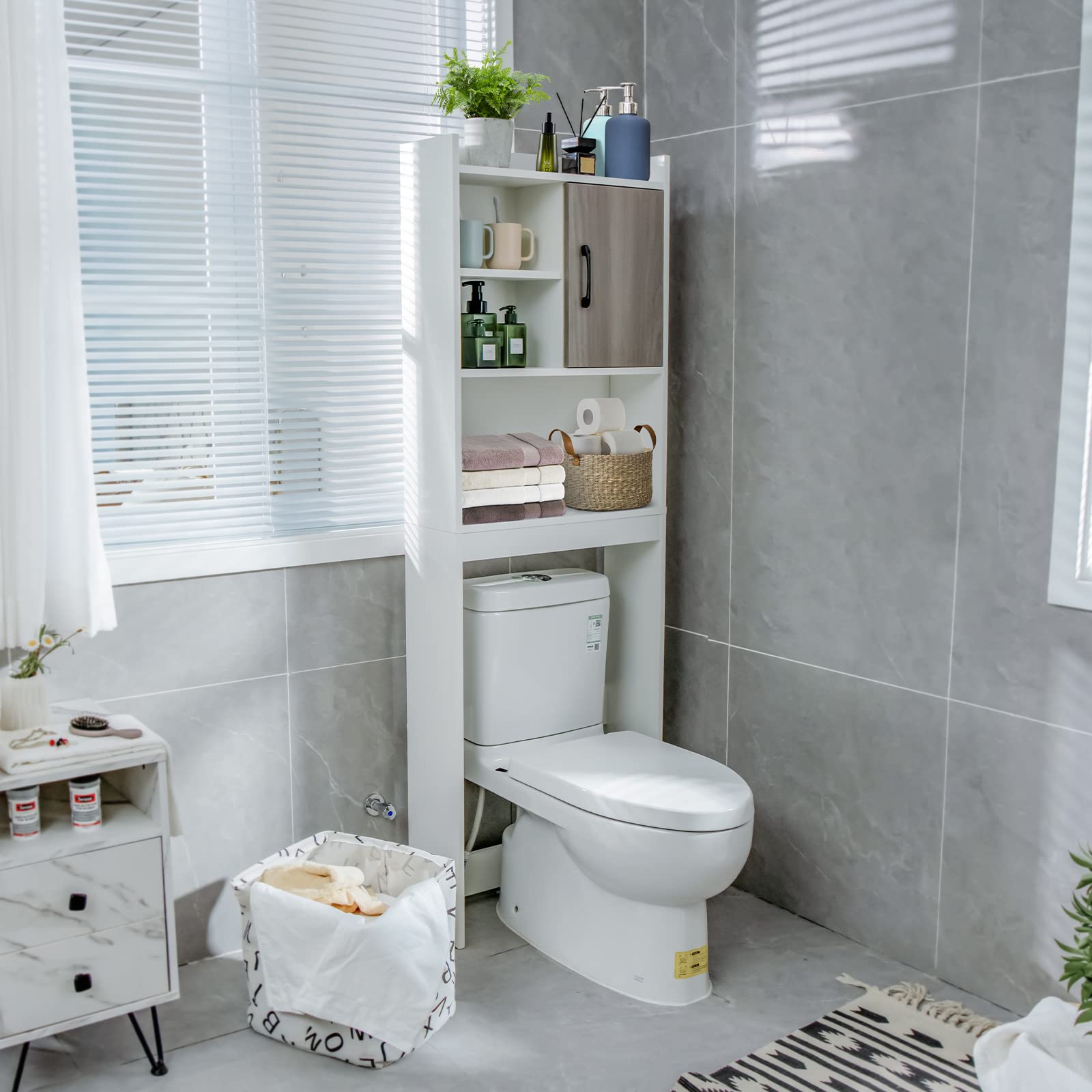 Giantex Over The Toilet Storage Cabinet