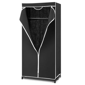 Giantex Wardrobe w/Metal Frame, Folding Fabric Cabinet