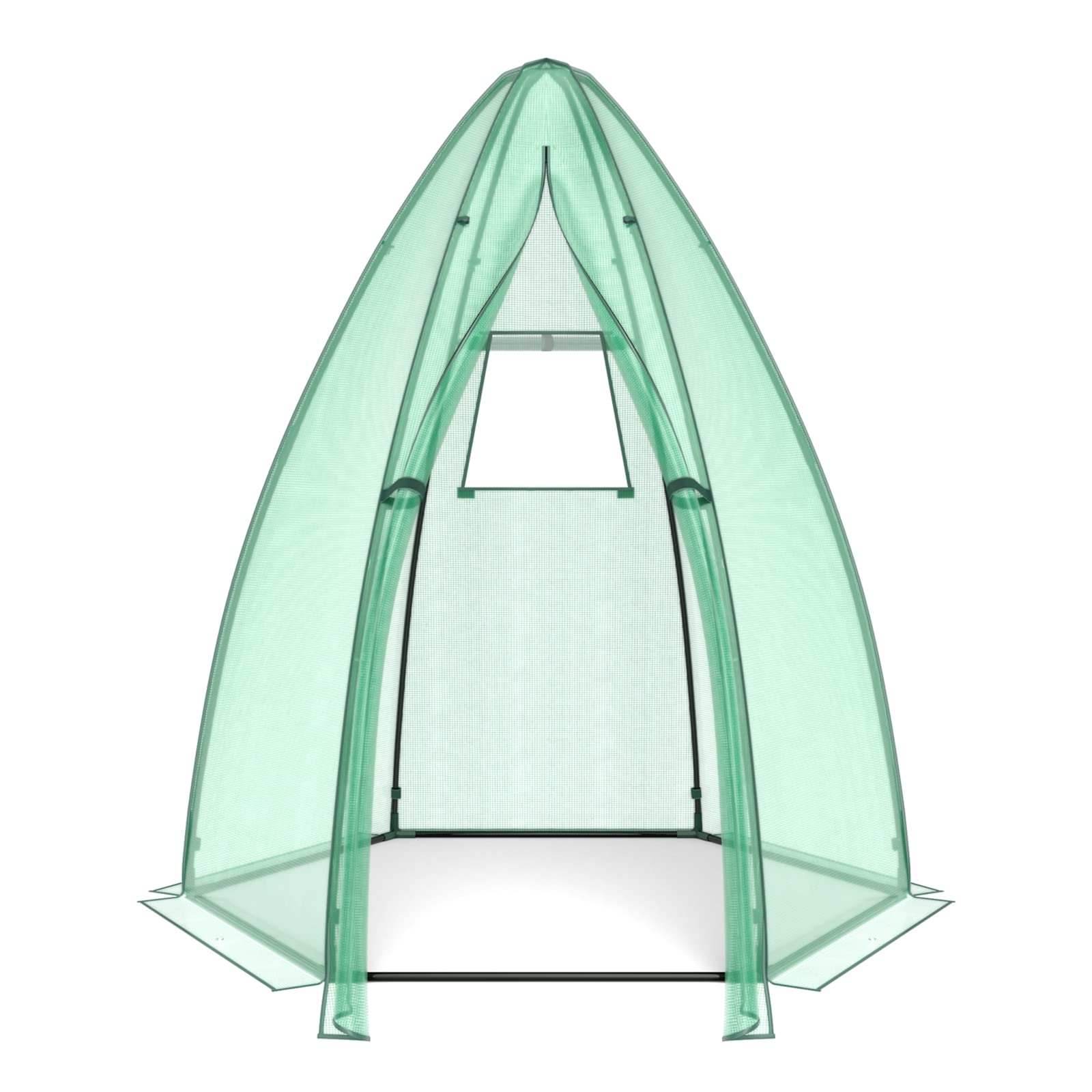 Mini Greenhouse for Indoor & Outdoor, Portable Walk-in Greenhouse w/ Waterproof PE Cover