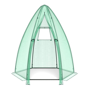 Mini Greenhouse for Indoor & Outdoor, Portable Walk-in Greenhouse w/ Waterproof PE Cover