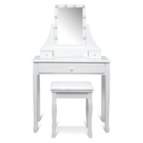 Dressing Table with Mirror & Stool